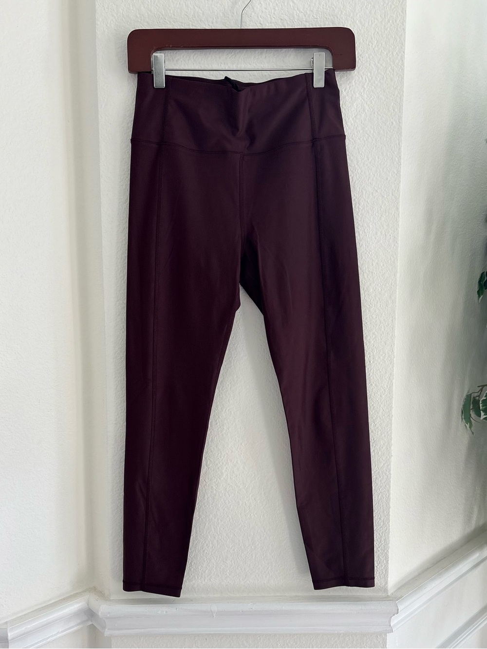 Sweaty Betty High-Waist Women's Leggings in Deep Plum